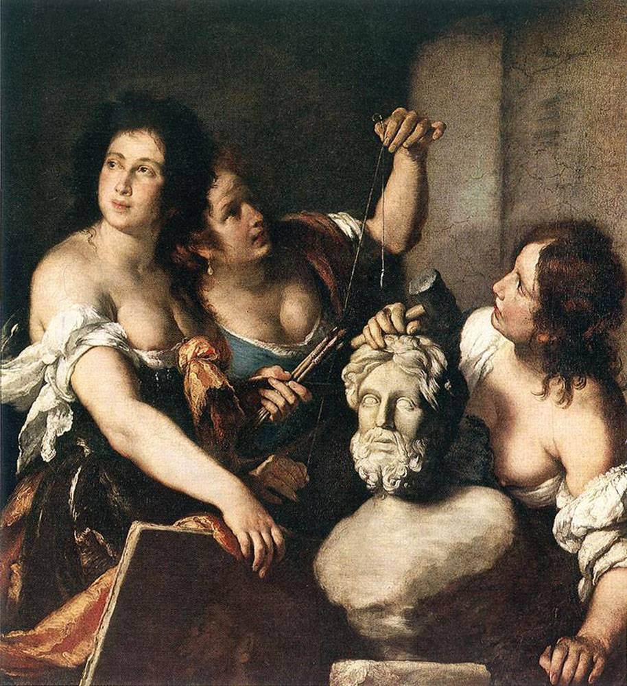 Бернардо Строцци. Аллегория искусств. 1640