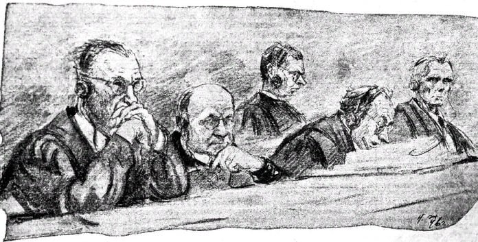Николай Жуков. Нацистские преступники на Нюрнбергском суде. 1946