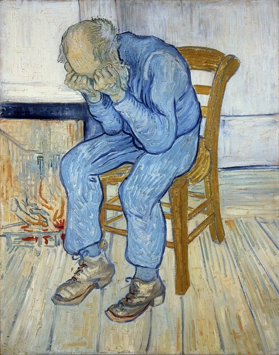 Винсент Ван Гог. Горюющий старик. 1890