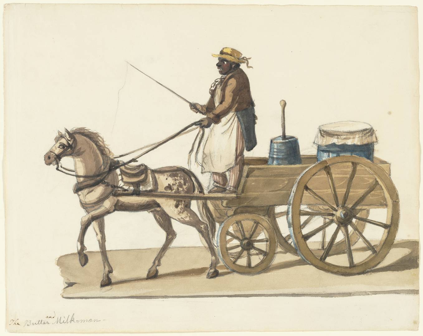 Продавец масла и молока (ок. 1840) Николино Кали