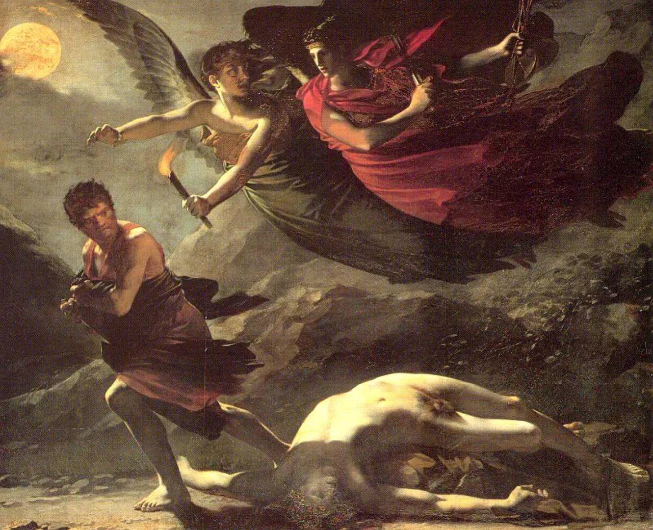 Пьер-Поль Прюдон. Правосудие и божественное возмездие, преследующие преступление. 1808