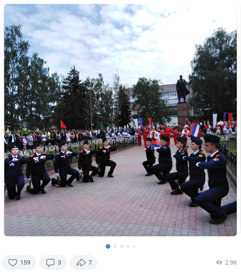 Праздничное мероприятие в День Победы в Черняховске