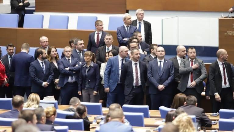 Болгарский парламент блокирован 14 декабря 2023 г