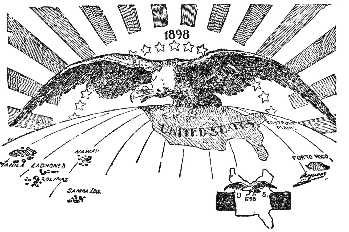 Неизвестный автор. Десять тысяч миль от края до края. 1898