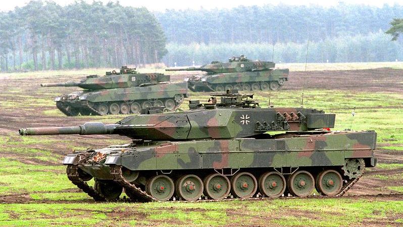 Немецкие танки Leopard 2A5