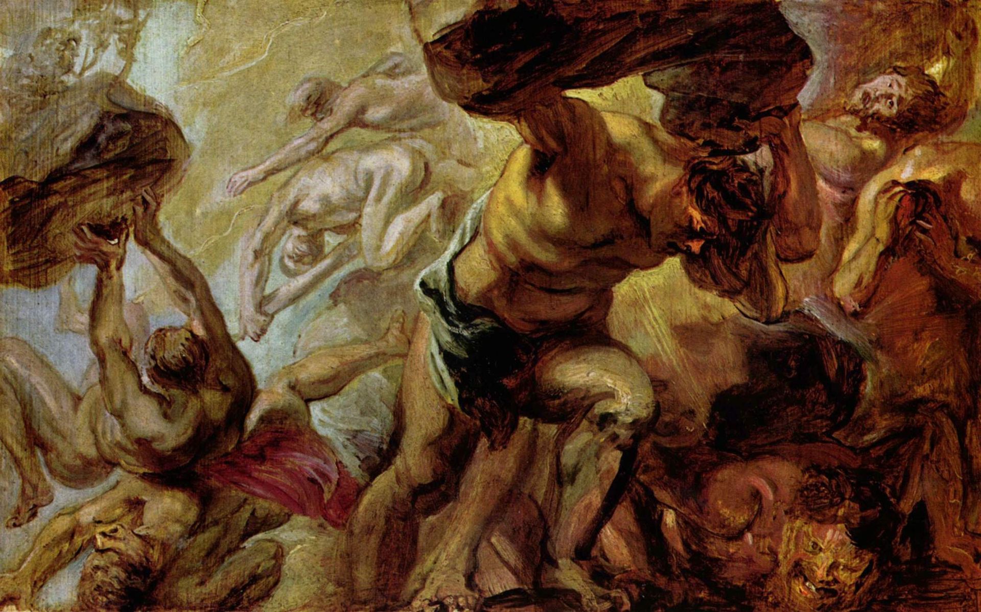 Петер Пауль Рубенс «Падение титанов». около 1638
