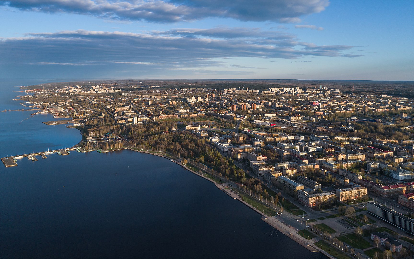 петрозаводск с озера