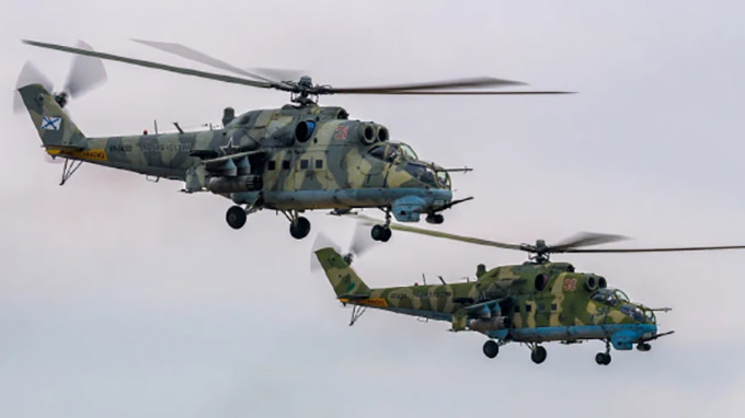 Вертолеты Ми-24