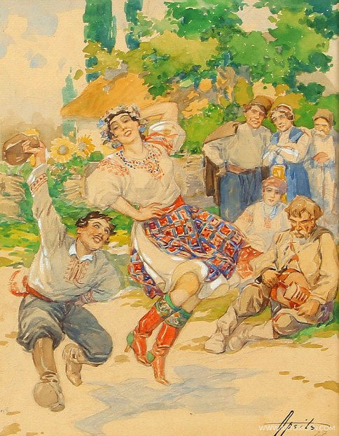 А. П. Апсит. Танец.1927