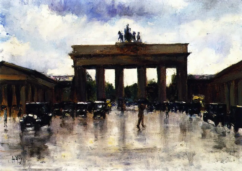 Лессер Ури. Бранденбургские ворота. 1926