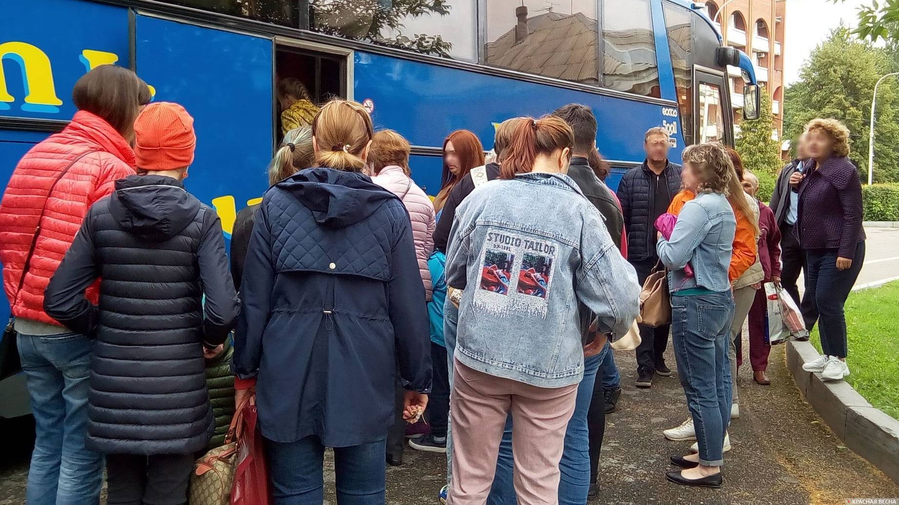 Очередь из пассажиров