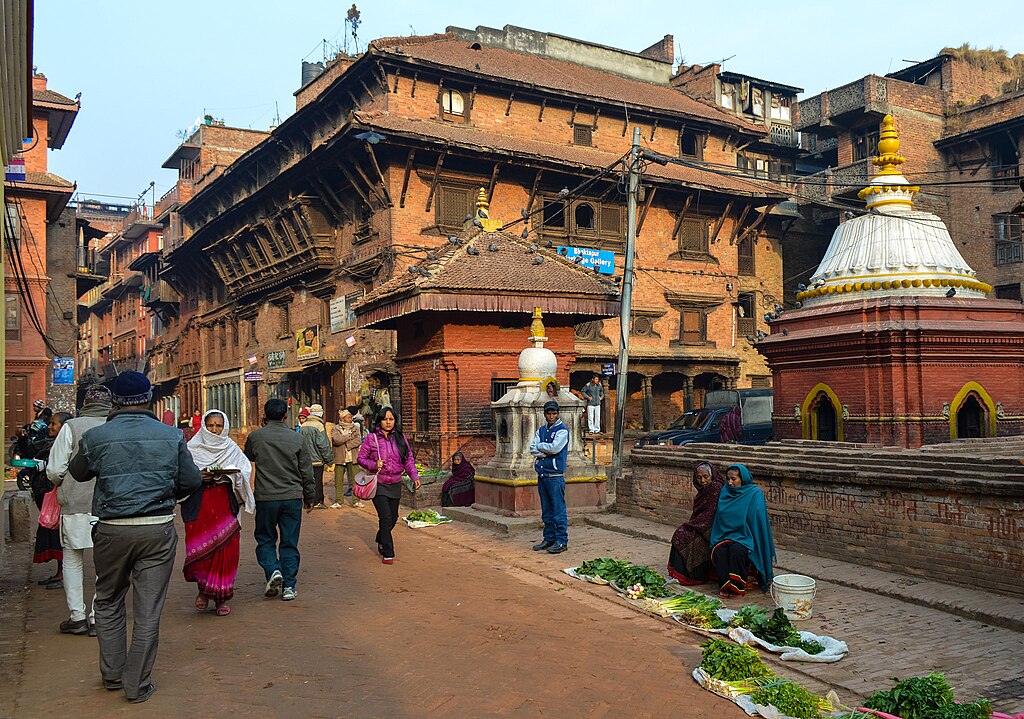 Улицы непальского города Бхактапур