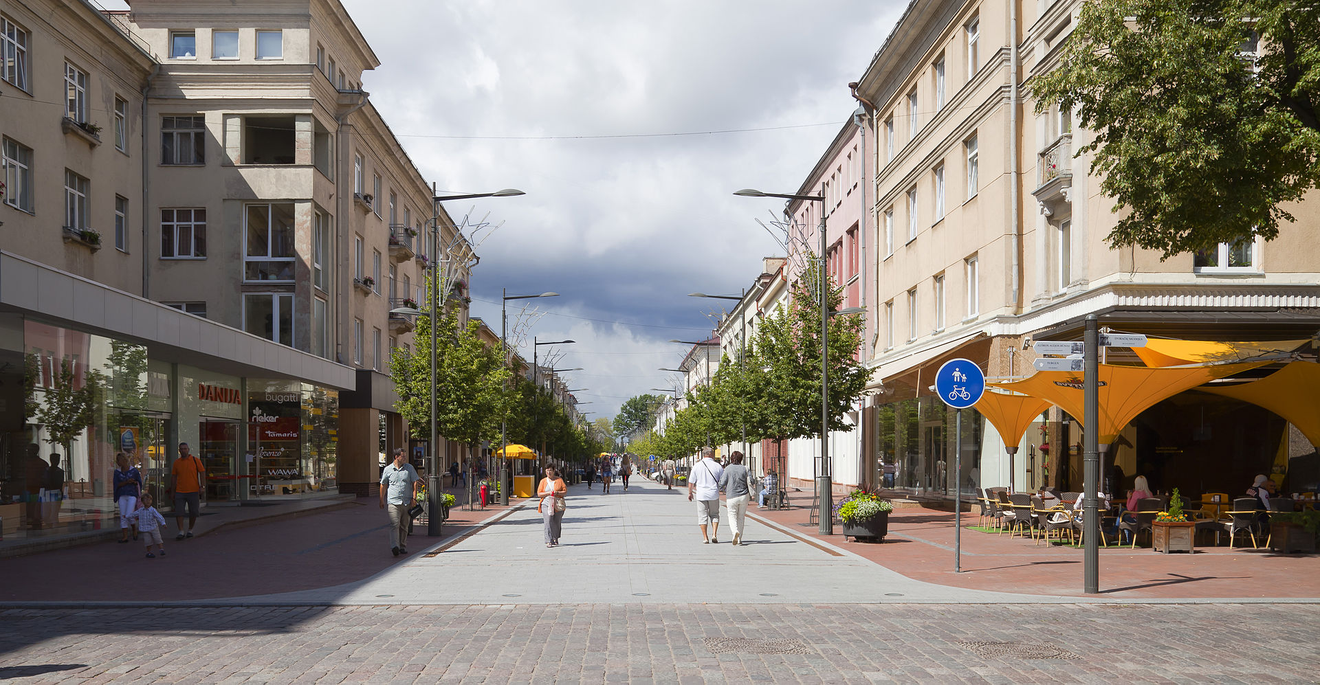 Шяуляй. Вильнюсская улица