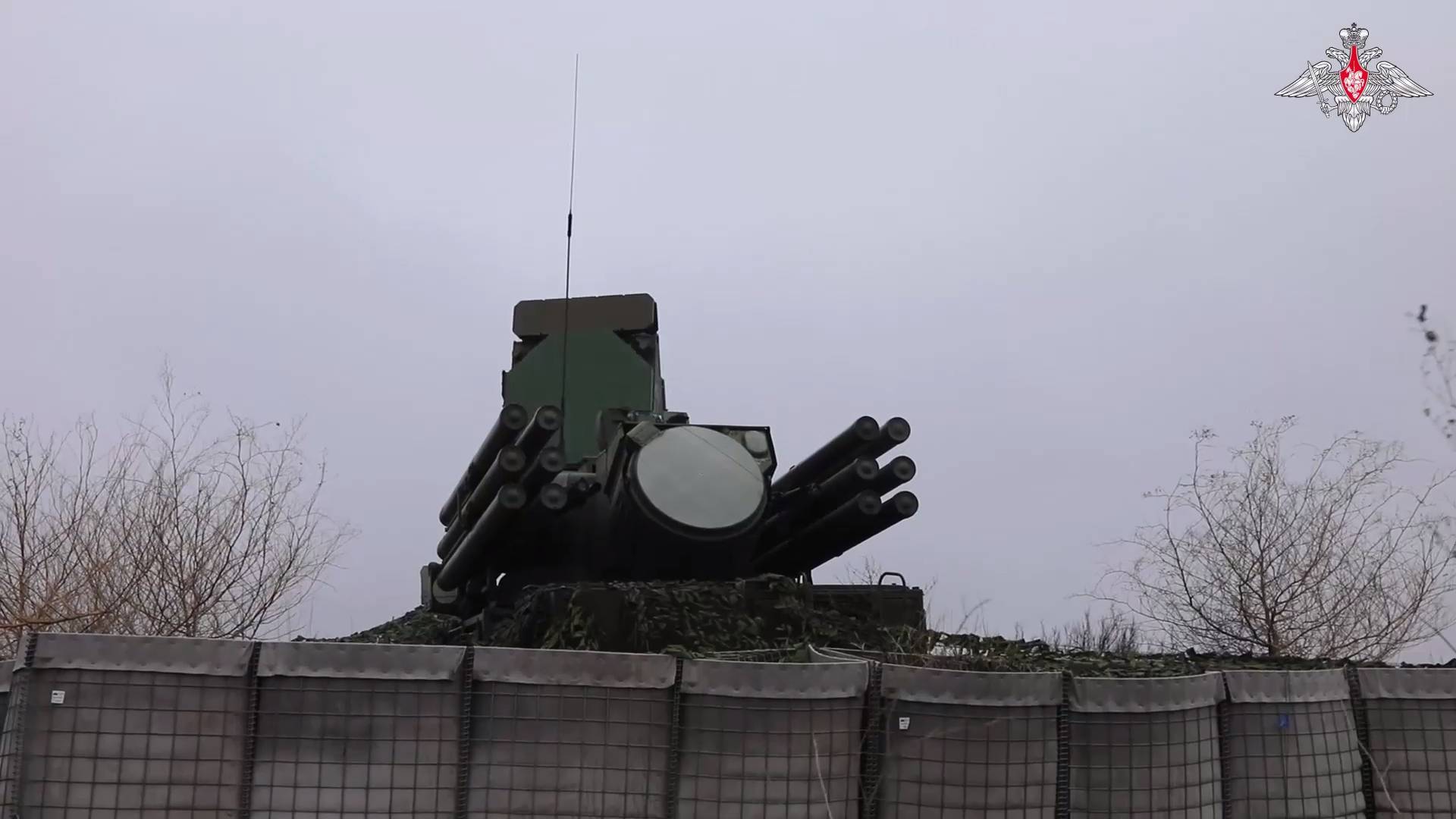 Комплекс ПВО. ЗРПК «Панцирь-С» на боевом дежурстве.