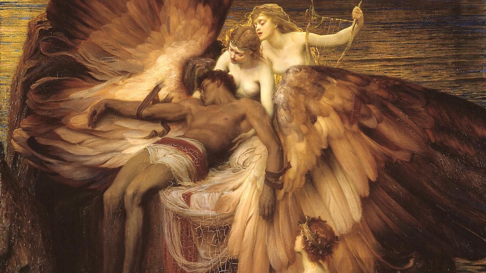 Герберт Джеймс Дрейпер. Оплакивание Икара