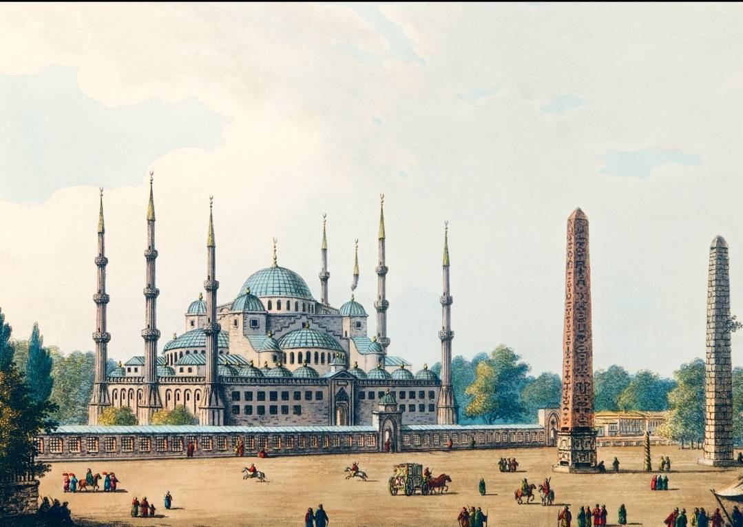 Луиджи Майер. Мечеть султана Ахмета. XIX 