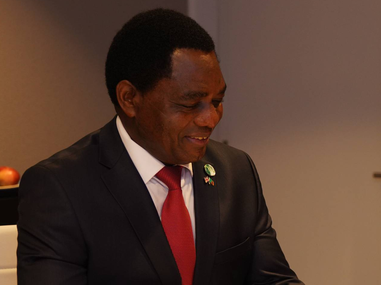 Президент Замбии  Хакаинде Хичилема