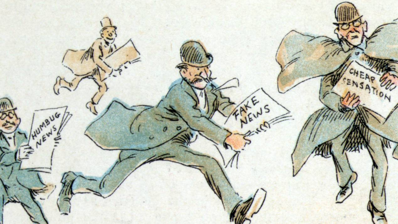 Фредерик Бурр Оппер. Репортёры с «фейковыми» новостями. 1894
