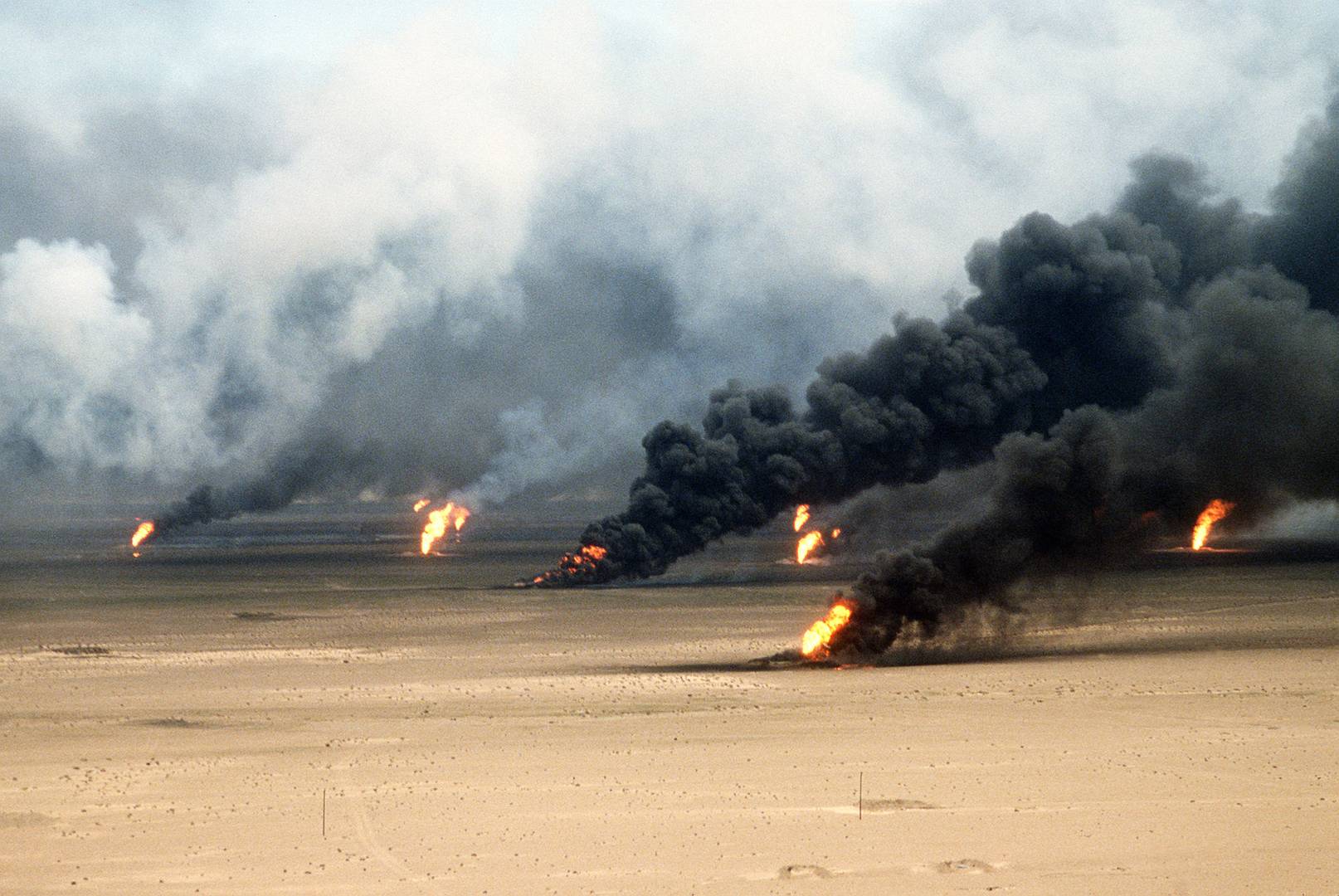 Нефтяные пожары в Кувейте, 1991