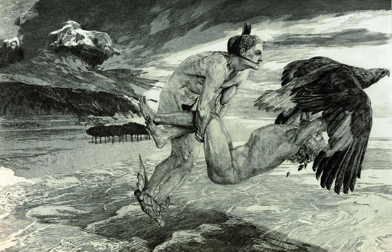 Макс Клингер. Похищение Прометея. 1894