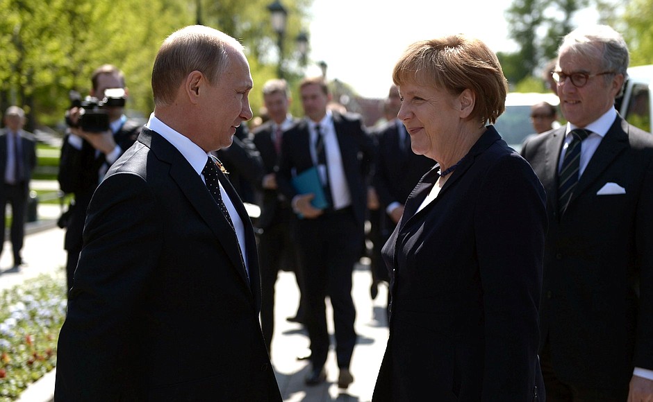 Владимир Путин и Ангела Меркель [kremlin.ru]