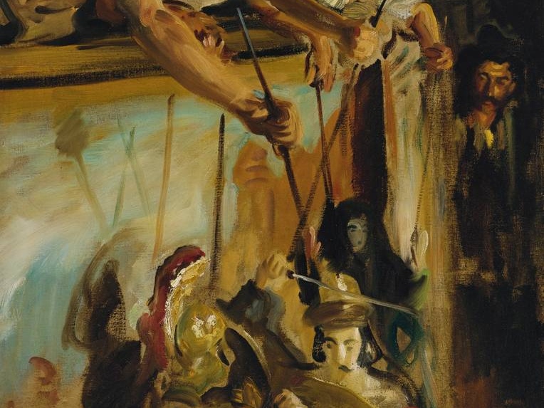 Джон Сингер Сарджент. Марионетки (фрагмент). 1903