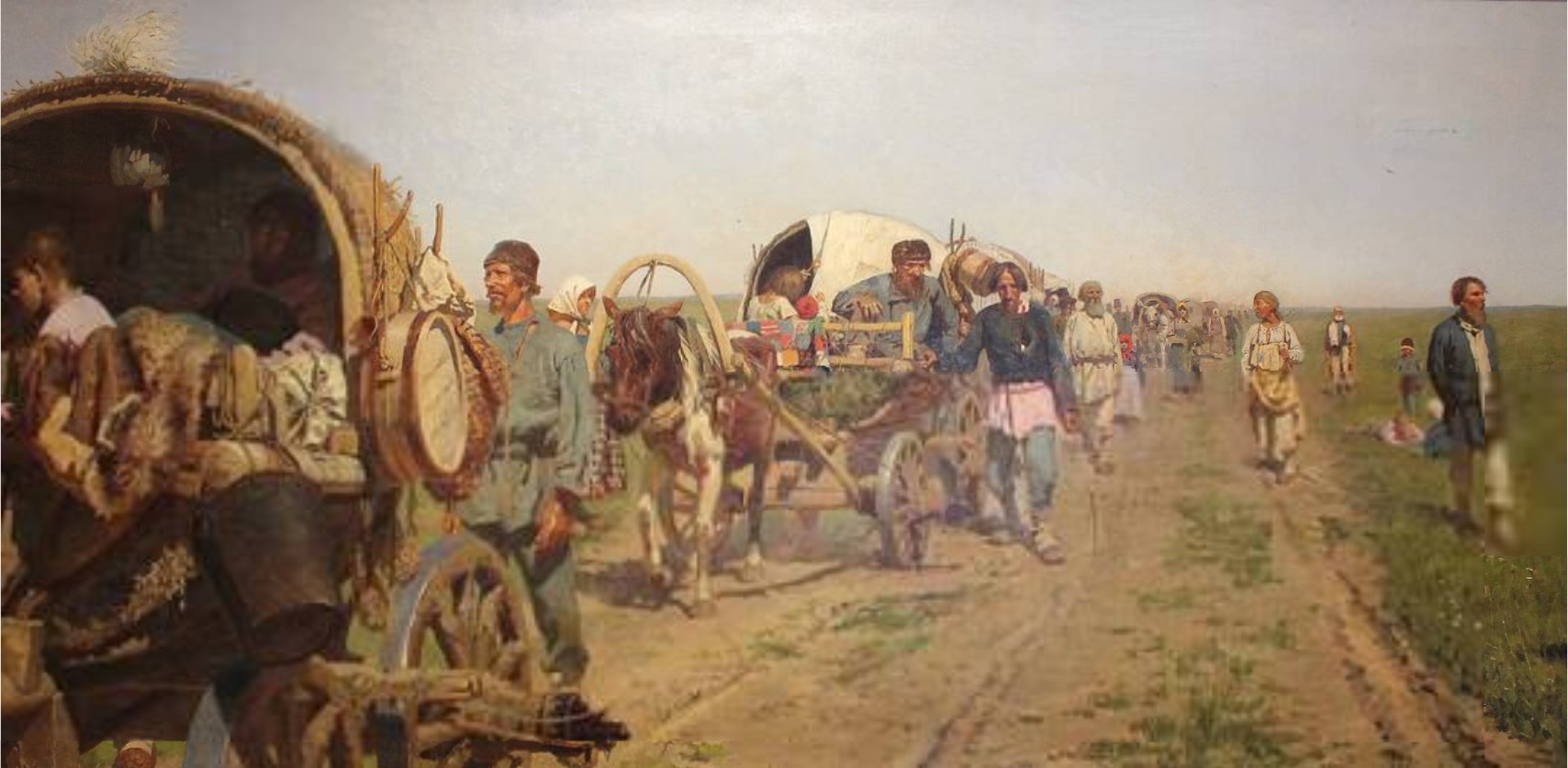 Сергей Иванов. Переселенцы. 1886