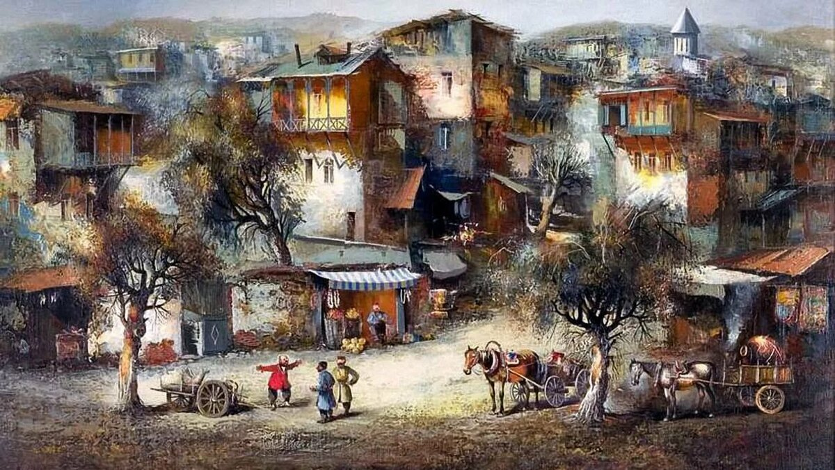 Важа Месхи. Старый Тбилиси (фрагмент)