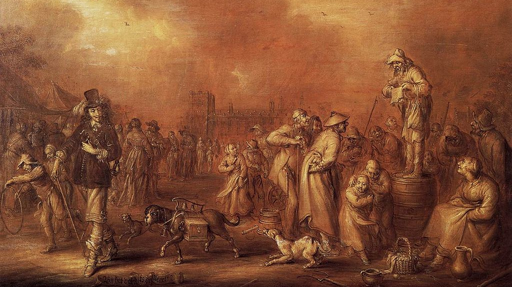 Адриан Питерс ван де Венне. Там, где есть люди, можно делать деньги. 1652