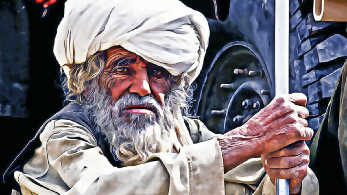 Старик. Афганистан.
