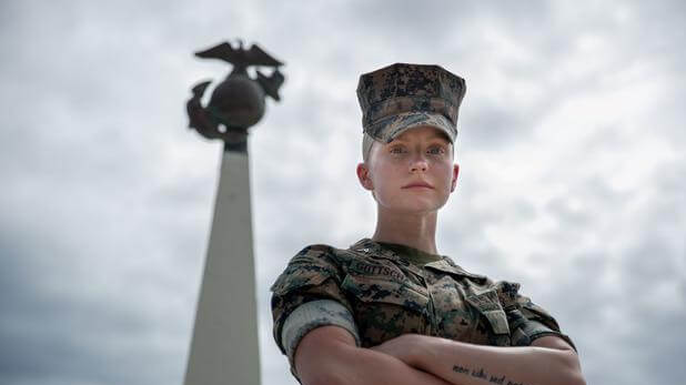 Капрал морской пехоты США Вероника Готтшалк, специалист по разведке 3-го дивизиона морской пехоты