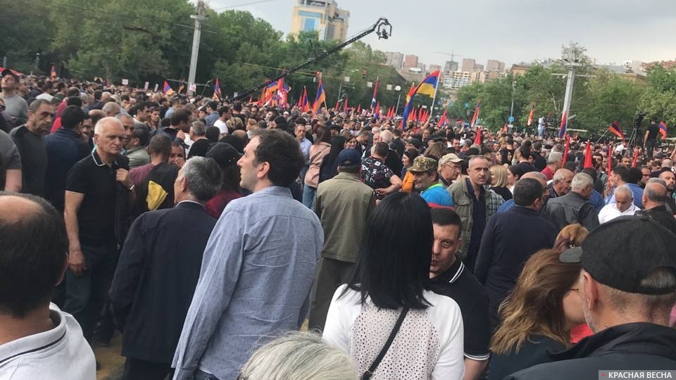 Акции протеста в Армении 1 мая