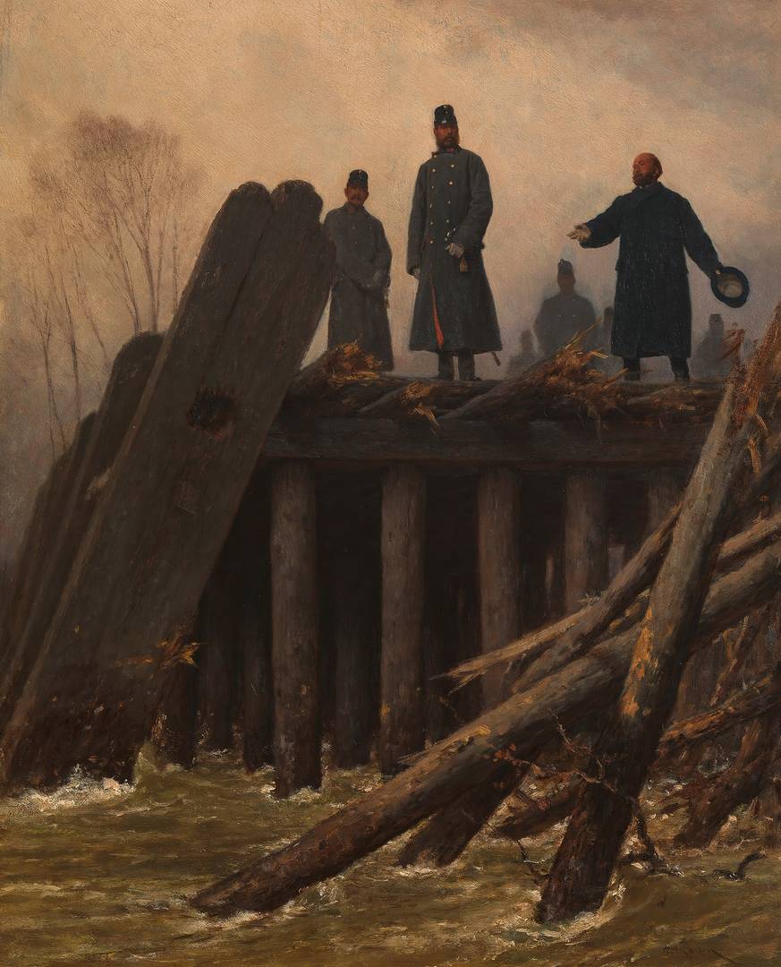 Август фон Петтенкофен. Наводнение в феврале 1862. 1862