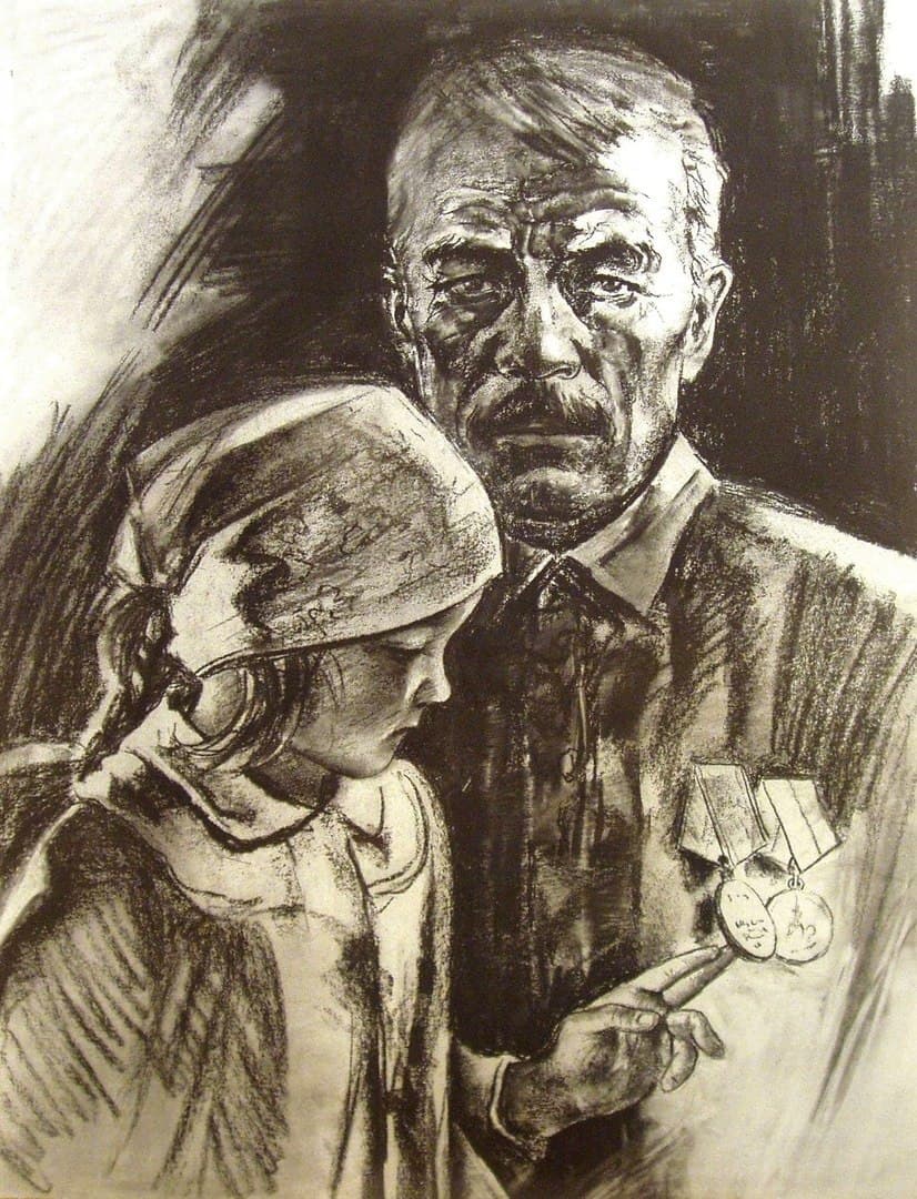 А. И. Коренцов. Внучка. 1983