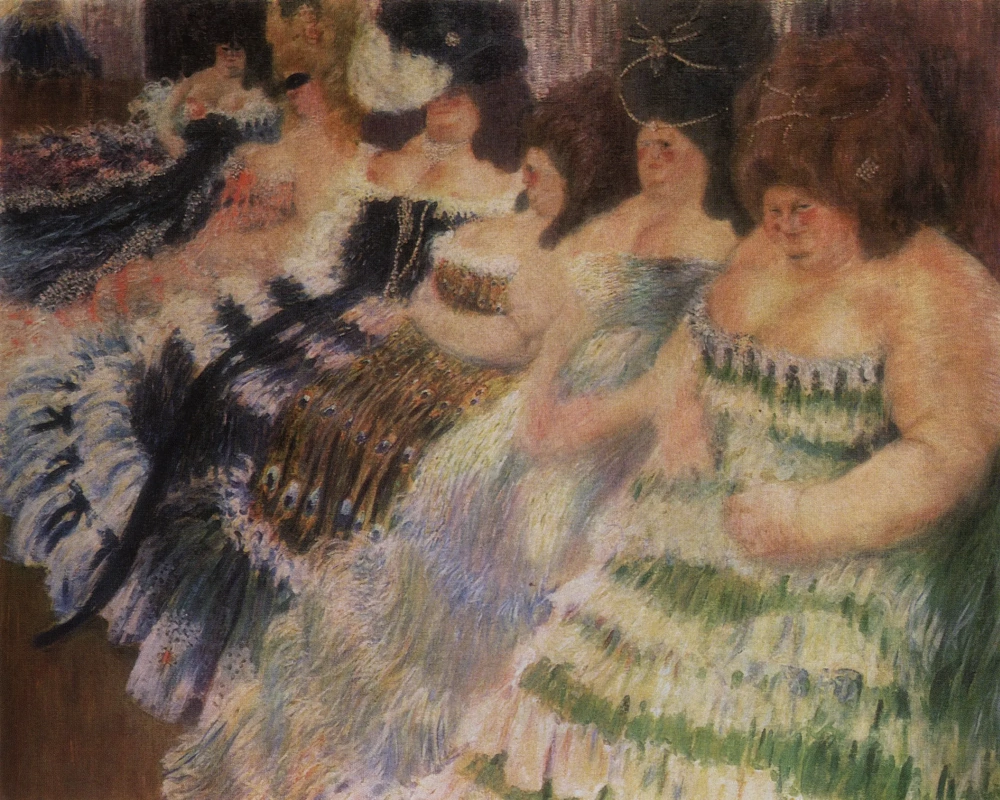 Игорь Грабарь. Толстые женщины. Гротеск. 1904