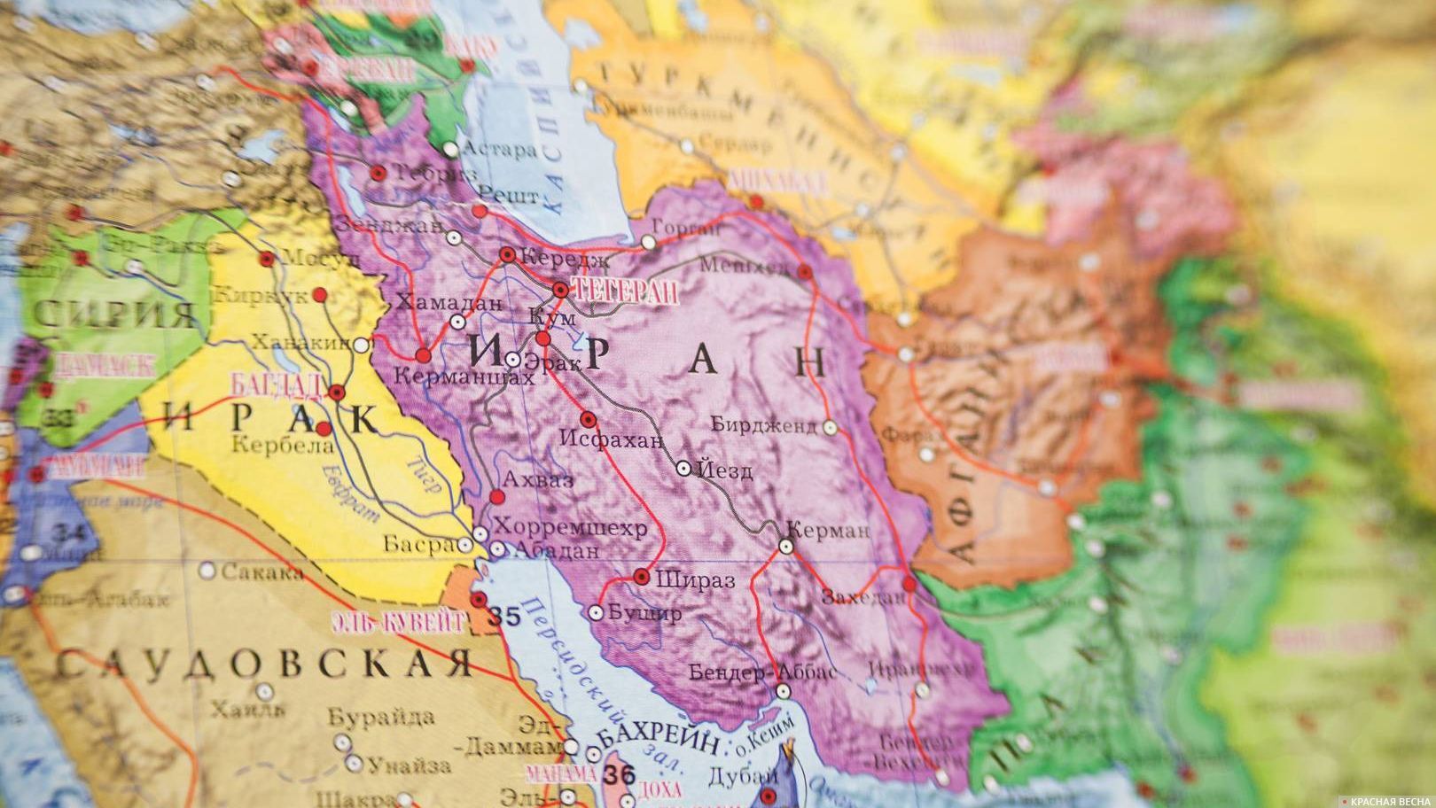 Иран Карта мир