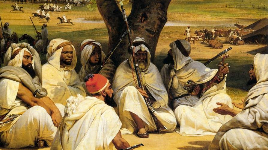 Орас Верне. Переговоры арабских вождей. 1836