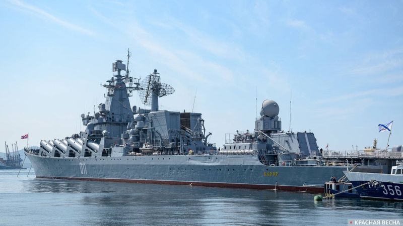 Флагман Тихоокеанского флота ВМФ России — ракетный крейсер «Варяг»