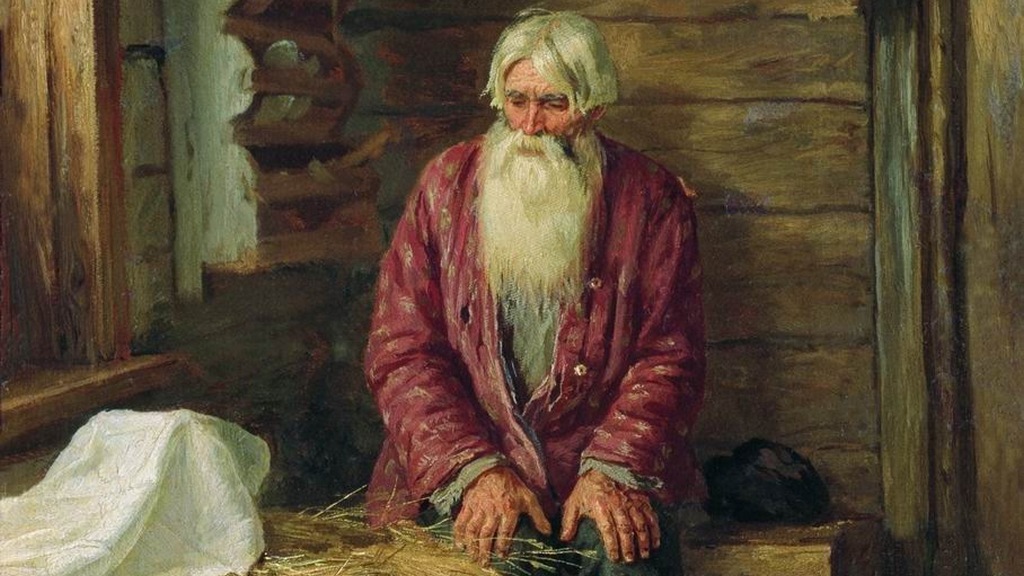 Василий Максимов. Пережил старуху. 1896