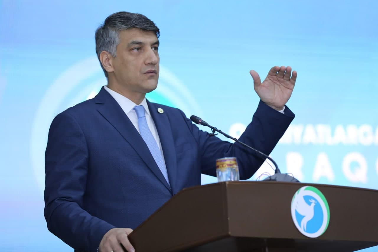 Алишер Кадыров, лидер партии «Миллий Тикланиш» в Узбекистане