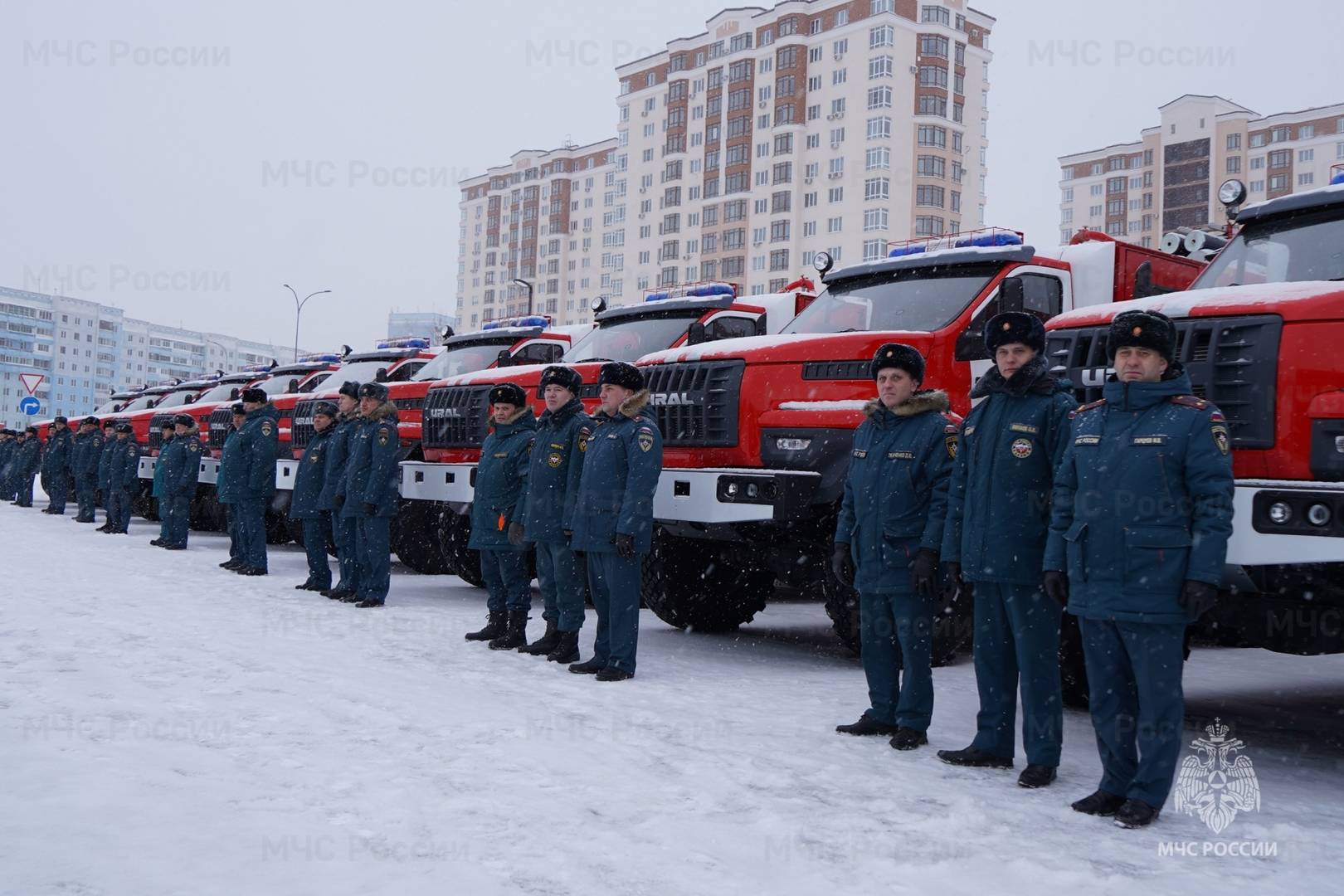 Новая пожарная техника Кузбассу