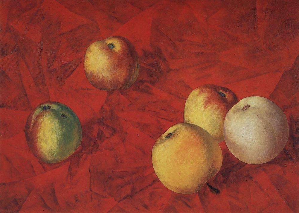 Кузьма Петров-Водкин. Яблоки. 1917