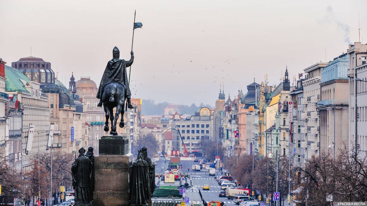 Вацлавская площадь. Прага