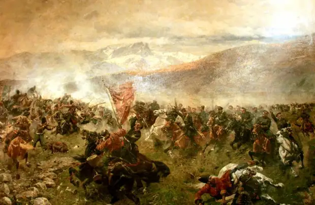 Франц Рубо, Сражение под Елисаветполем. 1887