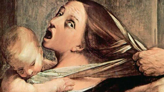 Гвидо Рени. Избиение младенцев (фрагмент). 1611 (1)