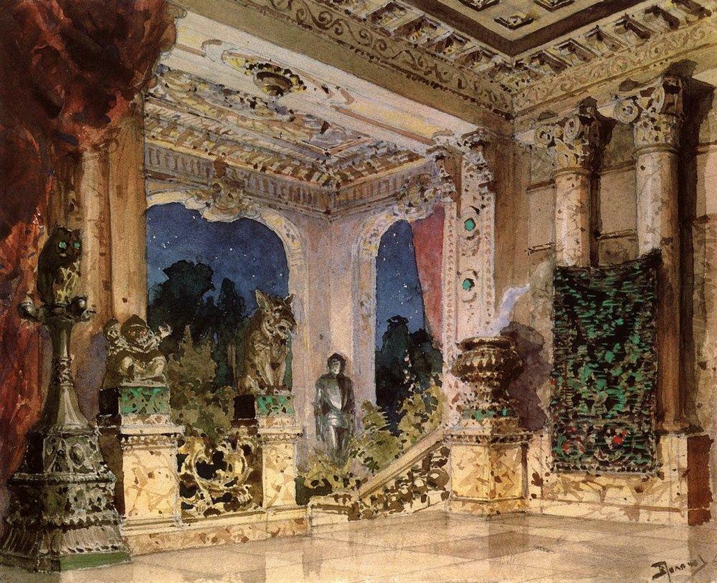 Василий Поленов. Зал в волшебном замке. 1882-1883