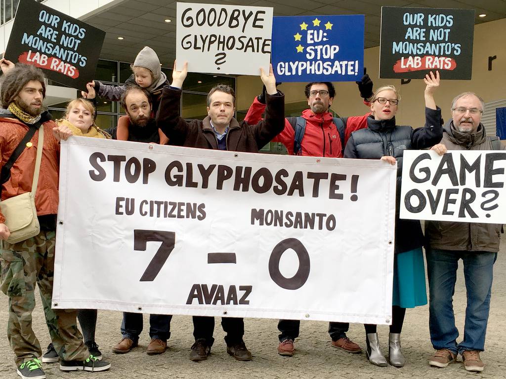 Европейцы протестуют против глифосата