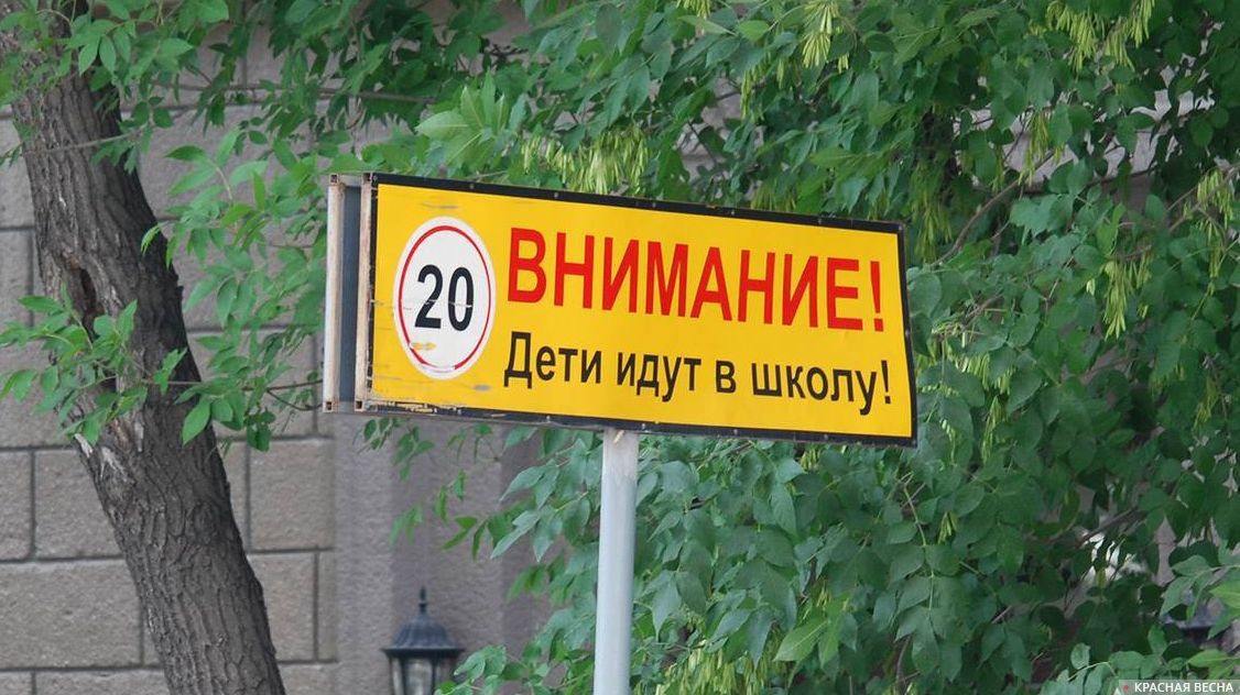 Знак «Дети идут в школу»