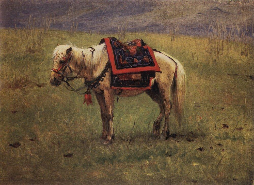 Василий Верещагин. Гималайский пони. 1874