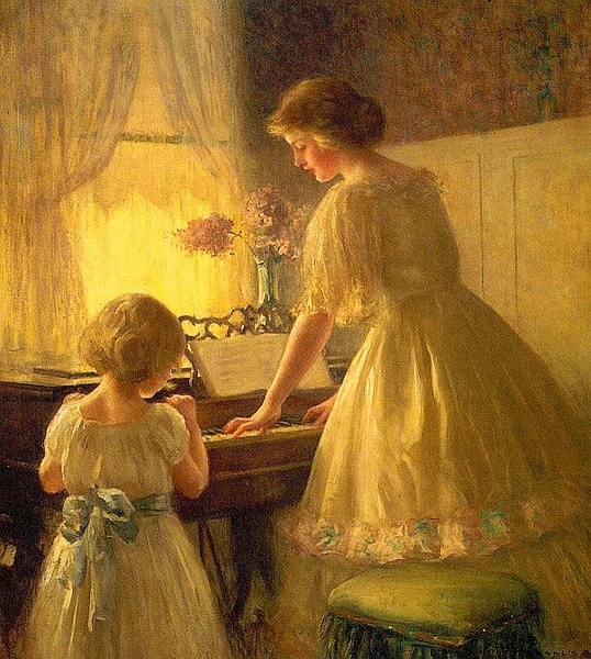 James Francis Day. Урок фортепьяно. 1895
